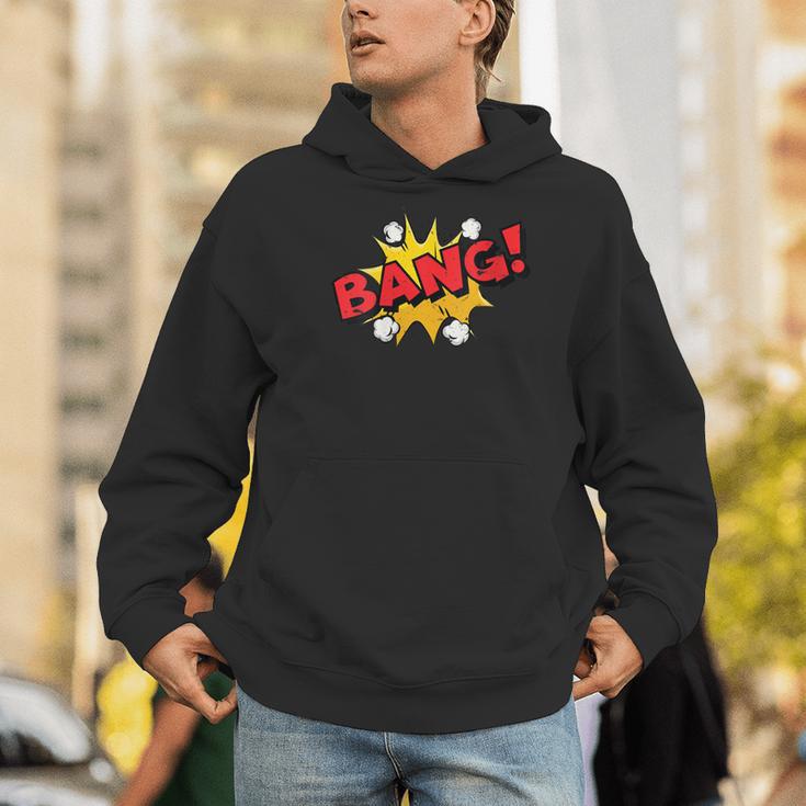 BANG Comic Book Cartoon Pop Art Vintage Men Hoodie BANG Comic Book Cartoon Pop Art Vintage Men Hoodie