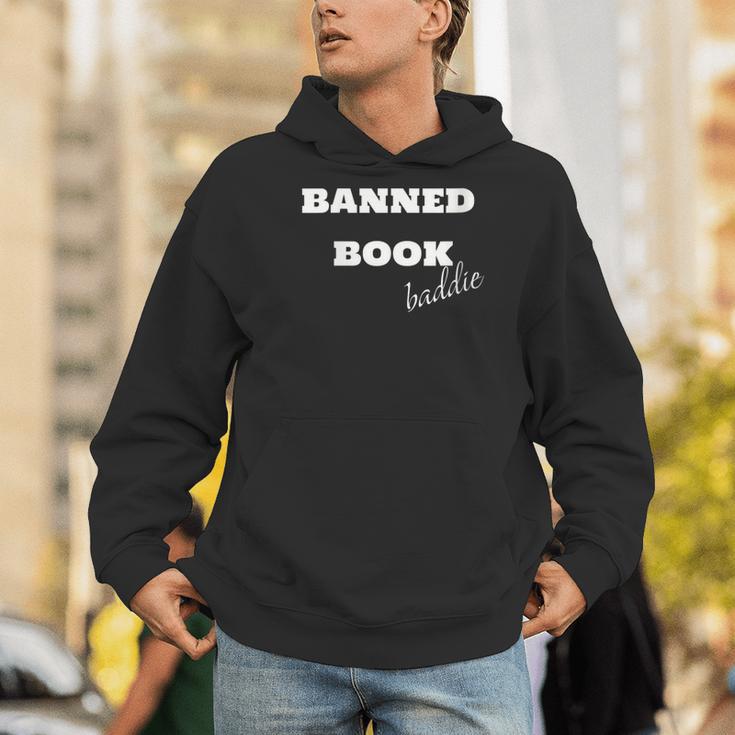 Banned Book Baddie Men Hoodie