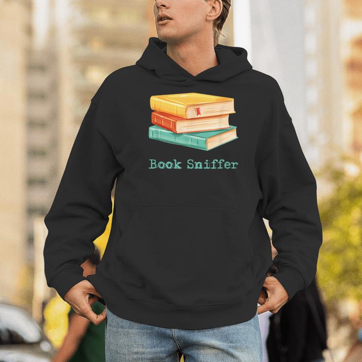 Book Sniffer Sniffing Booksniffing For Readers Men Hoodie