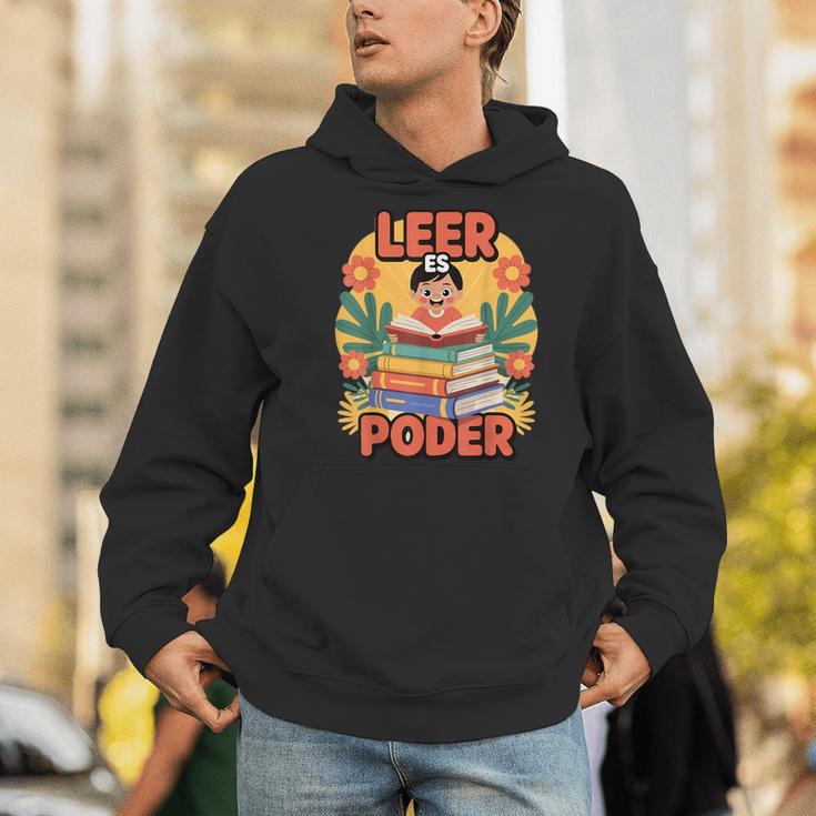 Books Bring Power Leer ES Poder Hispanic Pride Reading Men Hoodie Books Bring Power Leer ES Poder Hispanic Pride Reading Men Hoodie