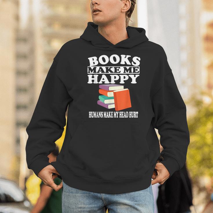 Books Make Me Happy Humans Make My Head Hurt Men Hoodie Books Make Me Happy Humans Make My Head Hurt Men Hoodie