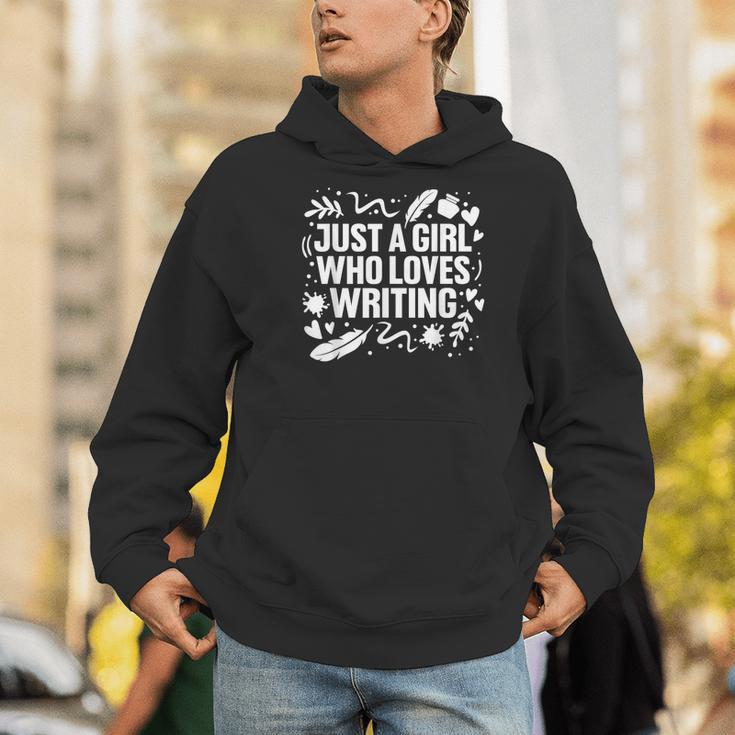 Cool Writing For Women Girls Book Writer Author Poetry Men Hoodie