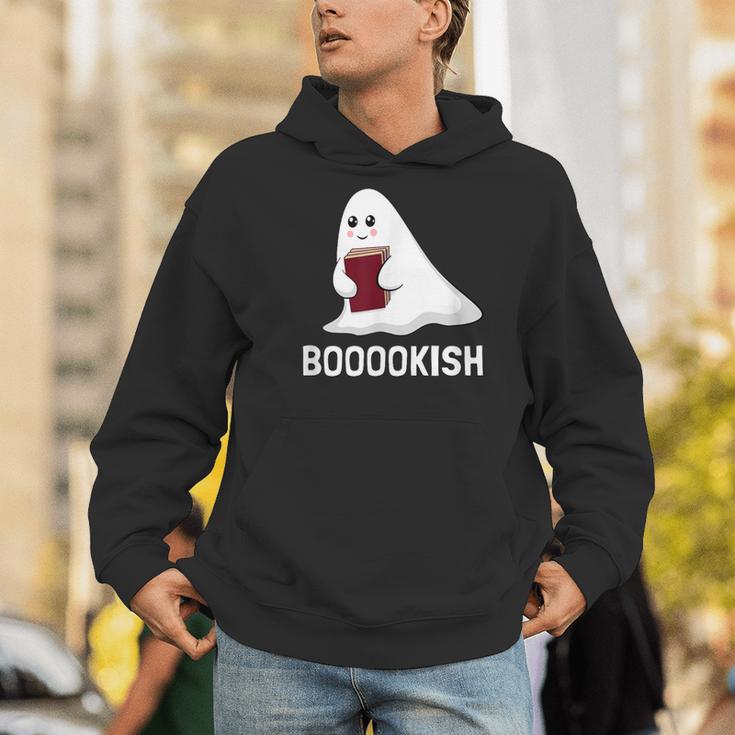 Cute Bookish Halloween Ghost Readers And Book Lovers Men Hoodie