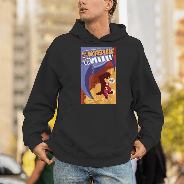 Disney Pixar The Incredibles Omnidroid Comic Book Cover Men Hoodie Disney Pixar The Incredibles Omnidroid Comic Book Cover Men Hoodie