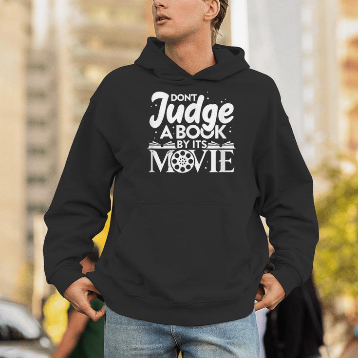Don't Judge A Book By Its Movie Bookworm Book Lover Readers Men Hoodie Don't Judge A Book By Its Movie Bookworm Book Lover Readers Men Hoodie