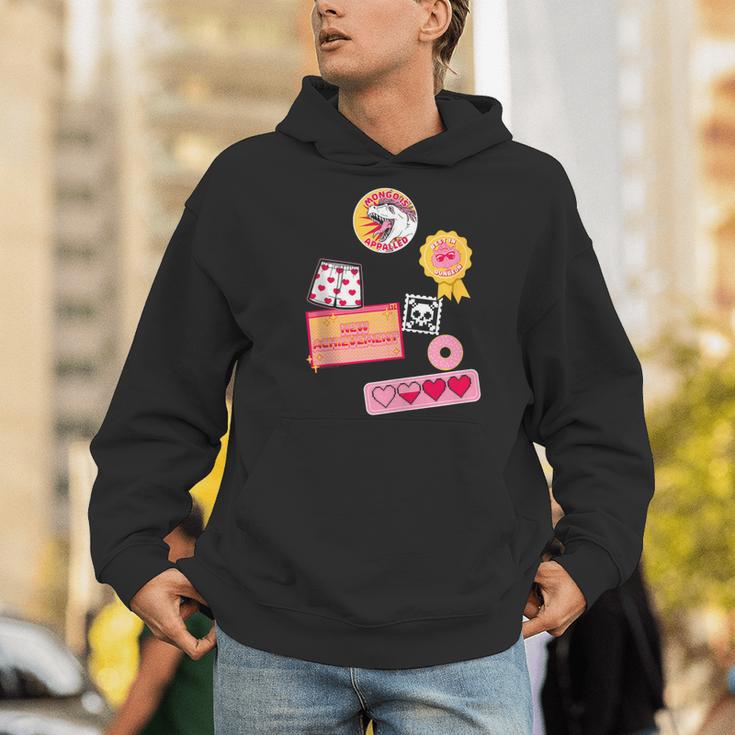 Dungeon Crawler Carl Colorful Sticker Collage LitRPG Book Men Hoodie