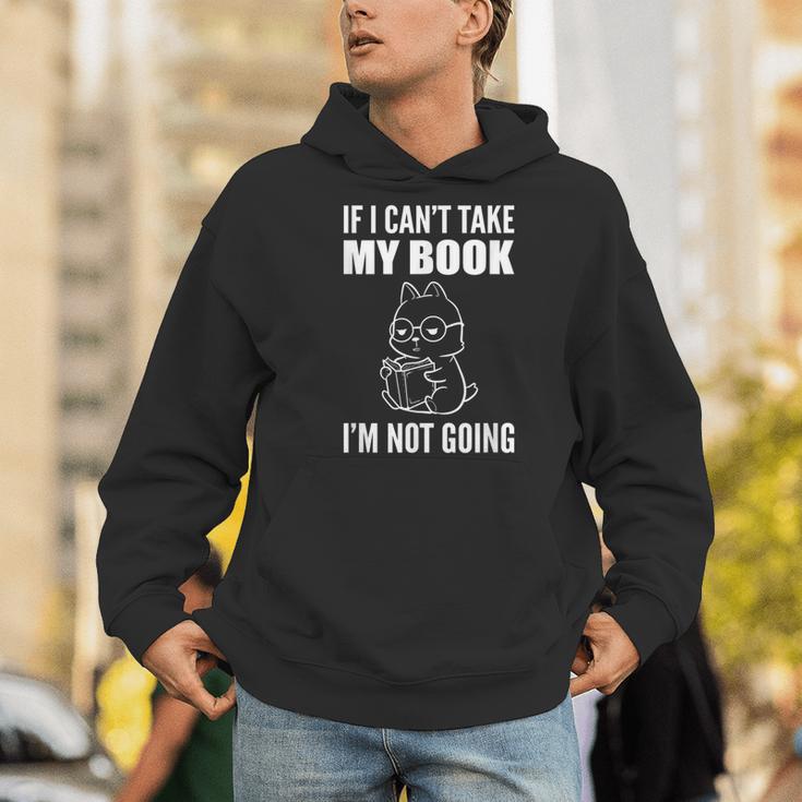 I'm Not Going Book Enthusiast Men Hoodie