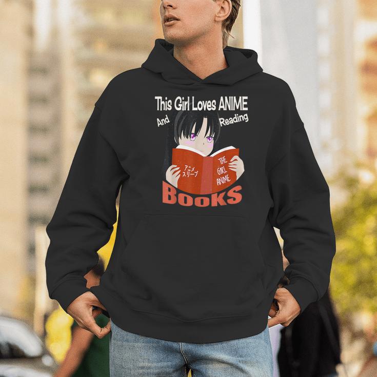 Just A Girl Who Loves Anime And Reading Books Men Hoodie Just A Girl Who Loves Anime And Reading Books Men Hoodie