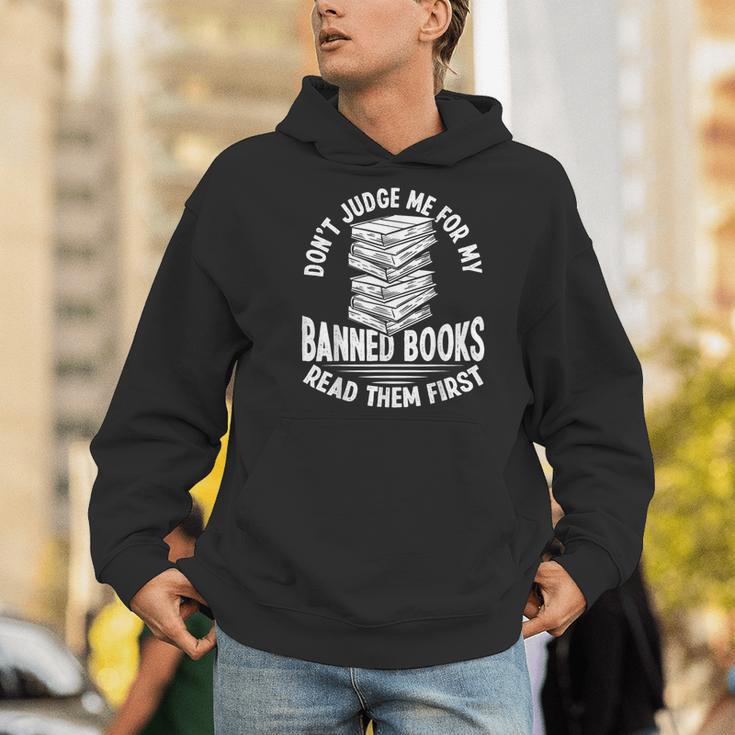 Librarian Banned Book List Banned Book Set Book Lover Men Hoodie