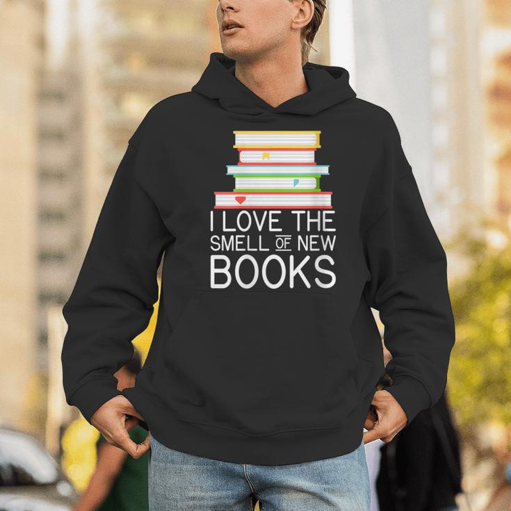 I Love The Smell Of New Books Book Lover Men Hoodie