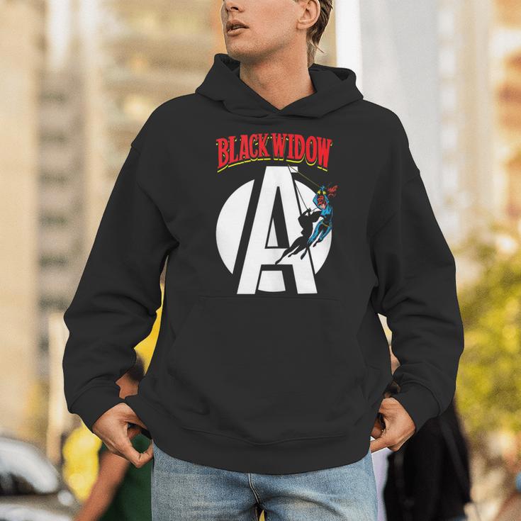 Marvel Avengers Retro Widow Comic Book Men Hoodie