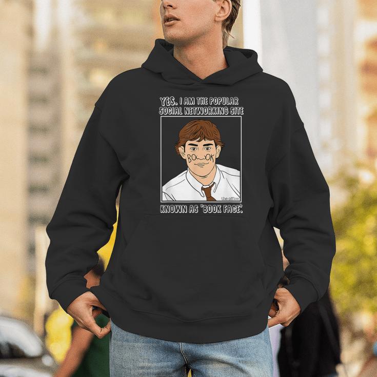 The Office Book Face Jim Men Hoodie