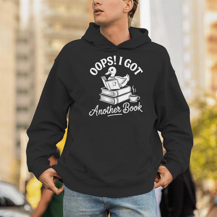 Oops I Got Another Book Goose Goose Reader Men Hoodie