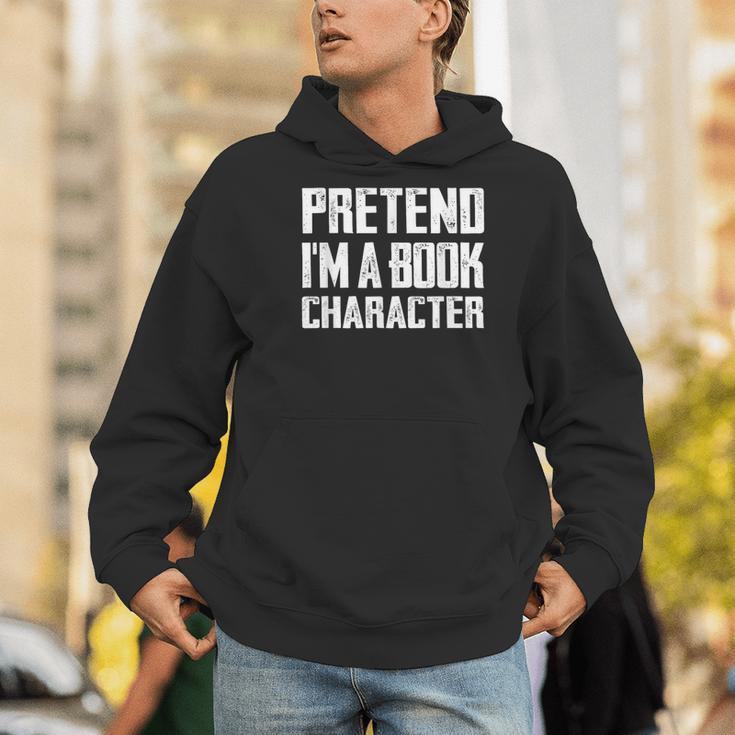 Pretend I'm A Book Character Easy Costume For Halloween Men Hoodie