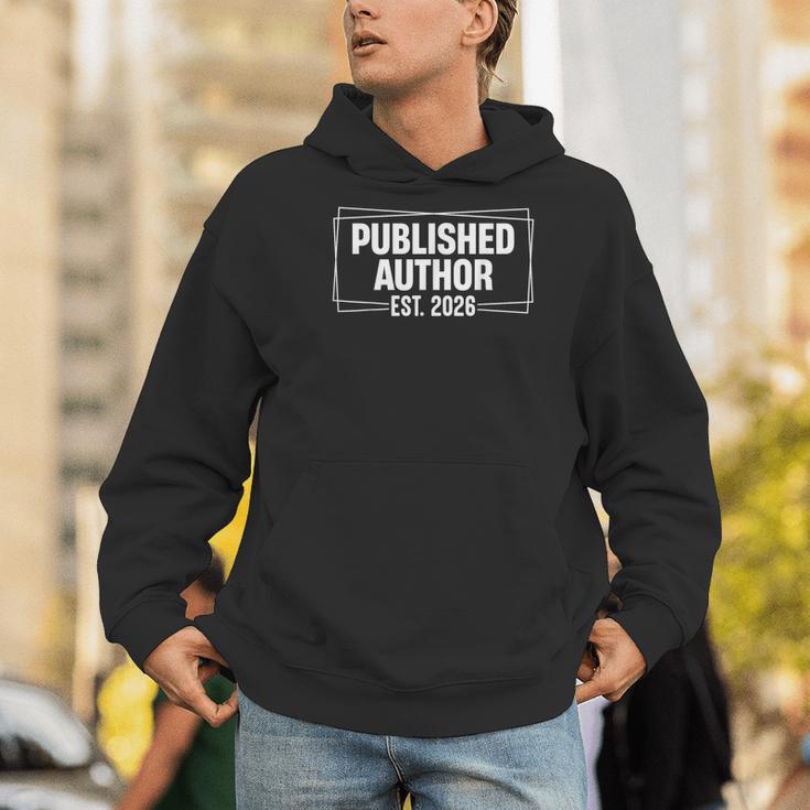Published Author Est 2026 Writer Life Book Lover Men Hoodie Published Author Est 2026 Writer Life Book Lover Men Hoodie