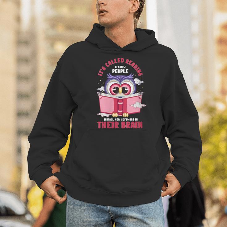 Reading Books Or It's Called Reading It's How People Install Men Hoodie