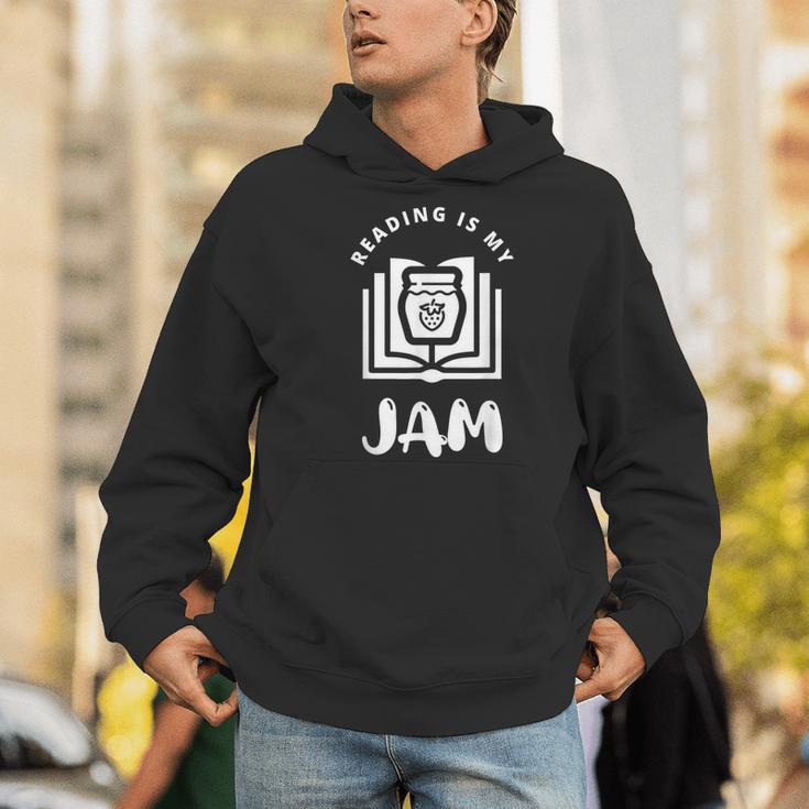 Reading Is My Jam Book Lover And Reading Teacher For Men Women Kids Men Hoodie
