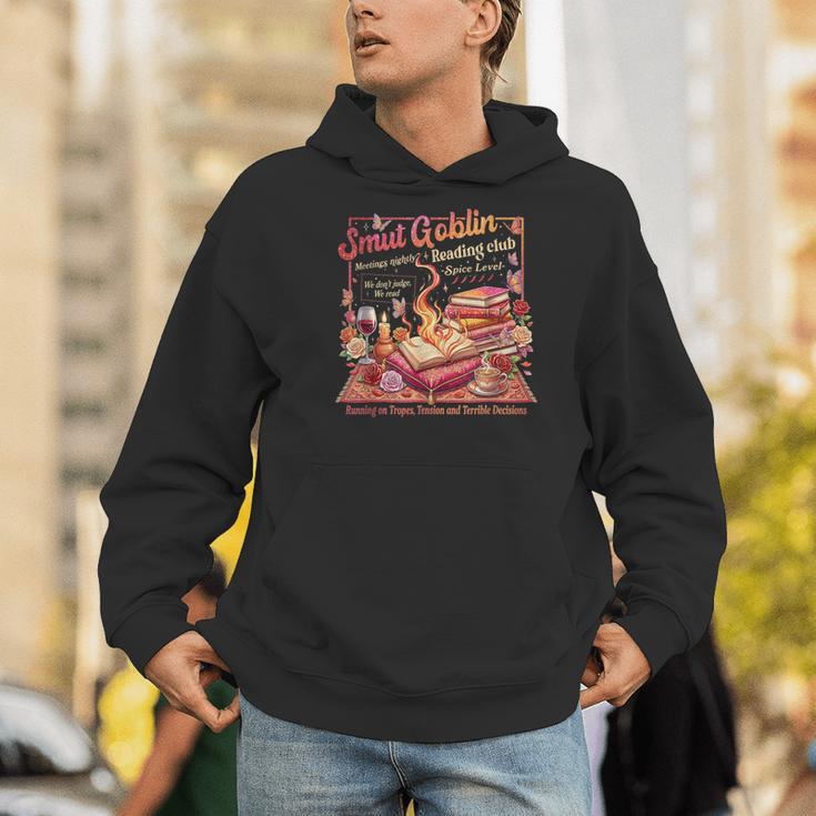 Smut Goblin Dark Romance Book Lover Vintage Men Hoodie