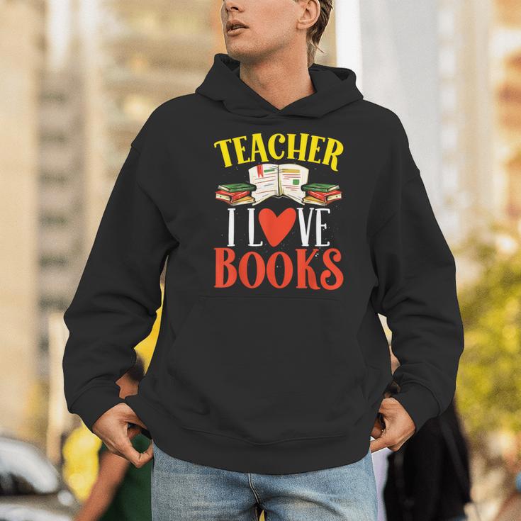 Teacher Survival Kit Items i Love Books Teaching For Men Women Men Hoodie