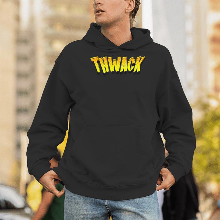 THWACK Vintage Retro Comic Book Men Hoodie