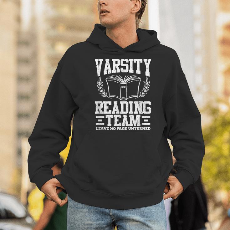 Varsity Reading Team Bookworm Book Lover Reader Men Hoodie