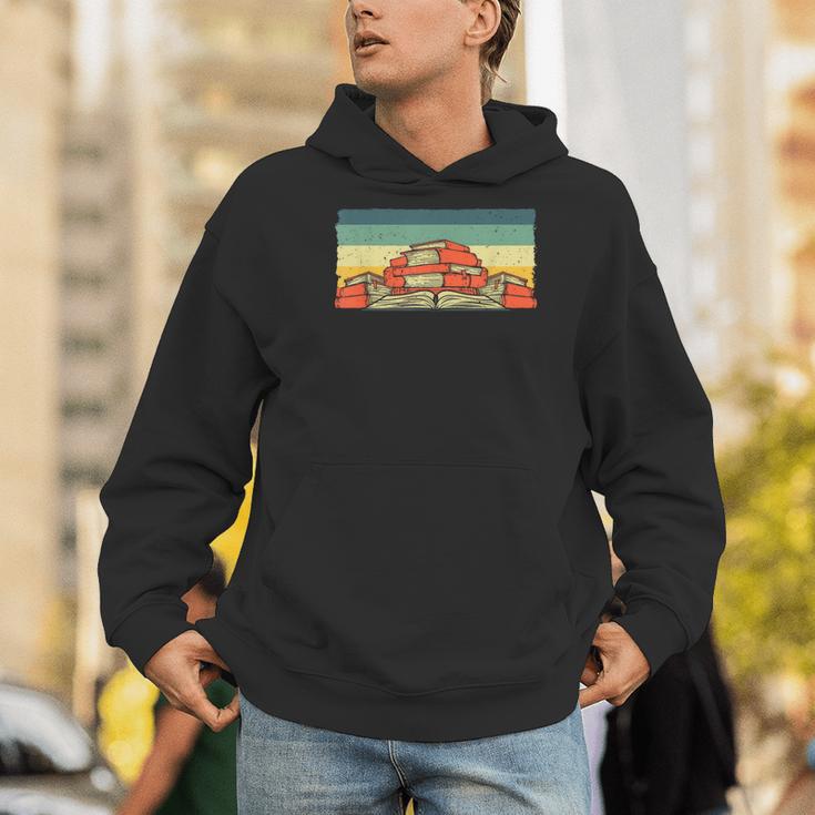Vintage Reading For Avid Reader Men Women Book Lover Men Hoodie