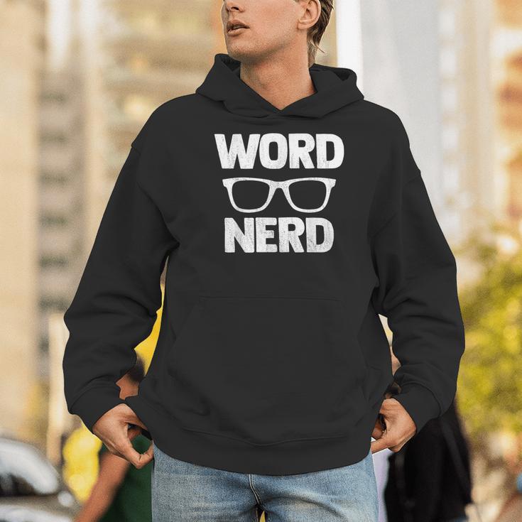 Word Nerd Book Reading Men Hoodie