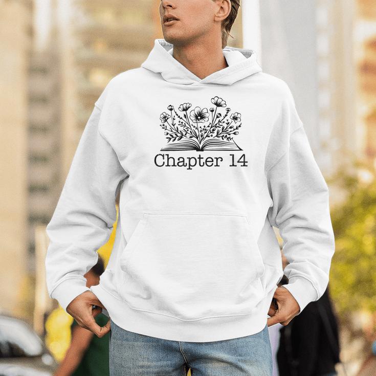 14th Birthday Chapter 14 Reading Book Lover Bookworm Girls Men Hoodie