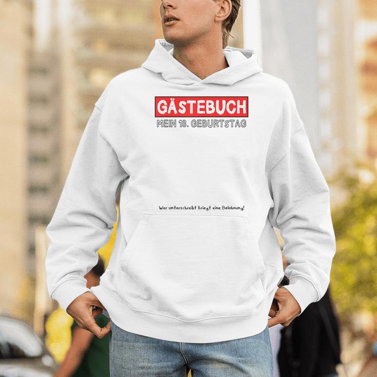 18th Birthday Guest Book Shirt Party And Celebration Idea Men Hoodie