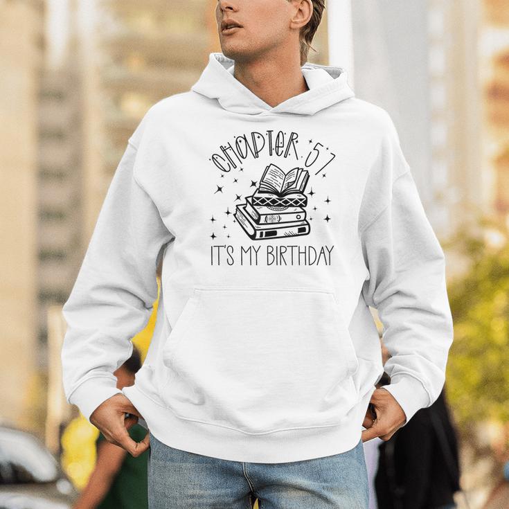 57th Birthday Women Book Lovers Chapter 57 Its My Birthday Men Hoodie
