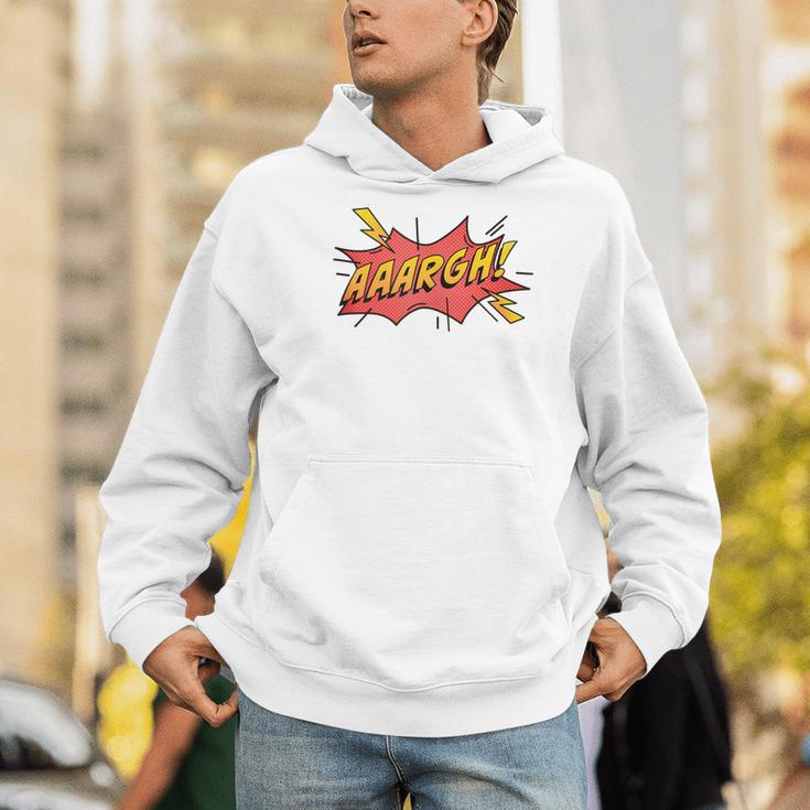 AAARGH Bubble From Comic Book Or Cartoon Men Hoodie