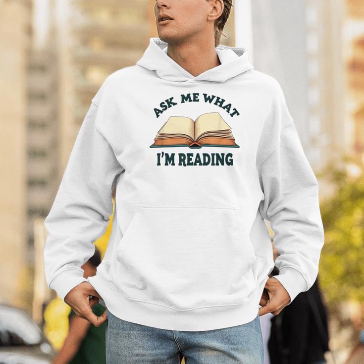 Ask Me What I'm Reading Men Hoodie Ask Me What I'm Reading Men Hoodie