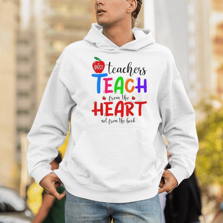 THE BEST TEACHERS TEACH FROM THE HEART NOT BOOK T-SHIRT Men Women Men Hoodie