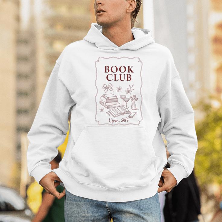 Book Club Open Vintage Aesthetic Books Men Hoodie Book Club Open Vintage Aesthetic Books Men Hoodie