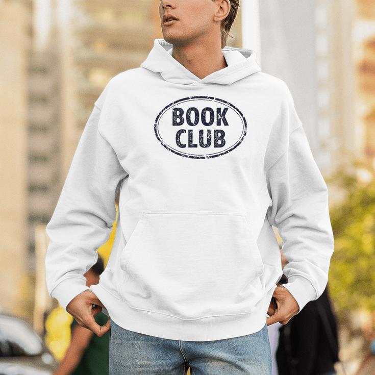 Book Club Oval Logo Men Hoodie