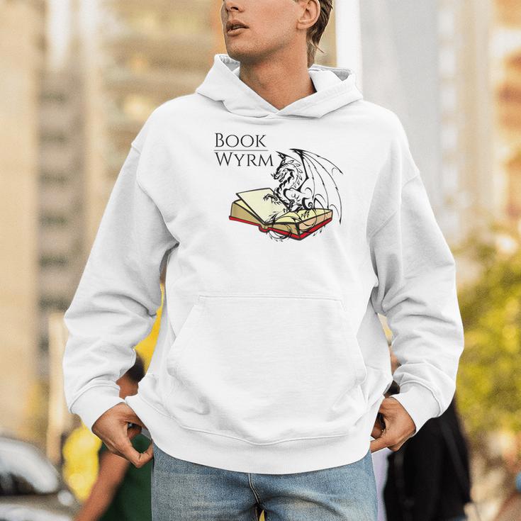 Book Lover I'm A Bookwyrm Not A Bookworm T-Shirt Men Hoodie