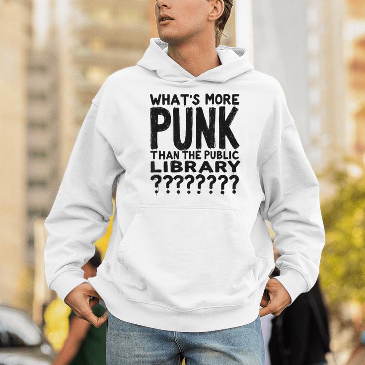 Book Reader What's More Punk Than The Public Library Men Hoodie