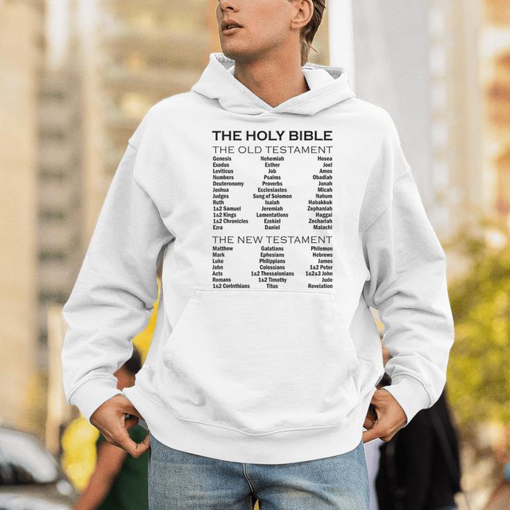 The Books Of The Bible Old And New Testament Complete List Men Hoodie