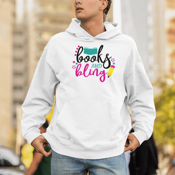 Books And Bling Men Hoodie