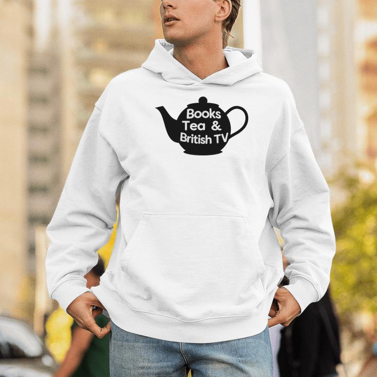 Books Tea And British TV Premium Tri-Blend T-Shirt Men Hoodie