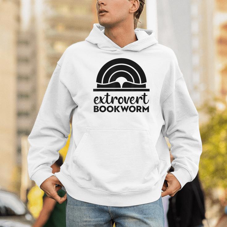 Bookworm Extrovert Fun Book Lovers Reading Men Hoodie Bookworm Extrovert Fun Book Lovers Reading Men Hoodie