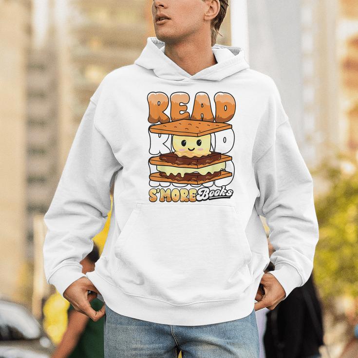 Camping Reading Fun Book Lover Camper Librarian Men Hoodie