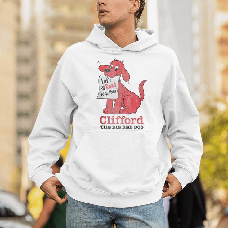 Clifford The Big Red Dog Let's Read Together Vintage Book Men Hoodie Clifford The Big Red Dog Let's Read Together Vintage Book Men Hoodie
