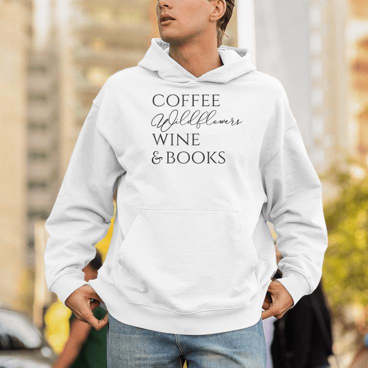 Coffee Wildflowers Wine & Books Men Hoodie Coffee Wildflowers Wine & Books Men Hoodie