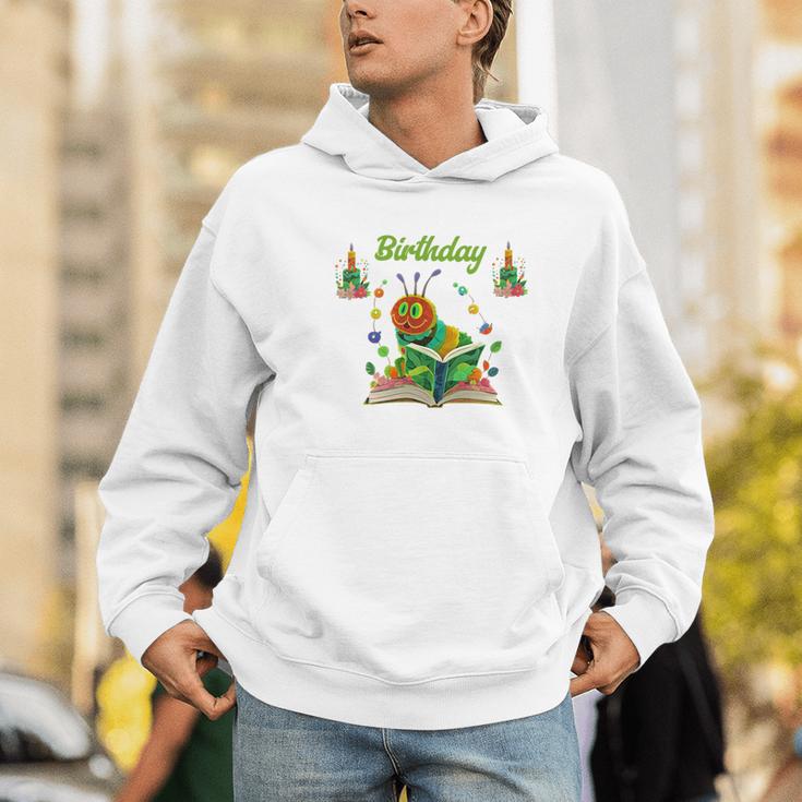 Dad Of Caterpillar Birthday Reading Books Lovers Men Hoodie Dad Of Caterpillar Birthday Reading Books Lovers Men Hoodie