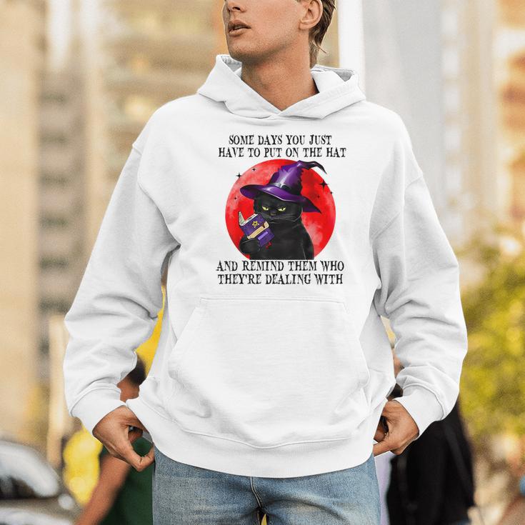 Some Days You Just Have To But On Cat Witch Reading Book Men Hoodie Some Days You Just Have To But On Cat Witch Reading Book Men Hoodie