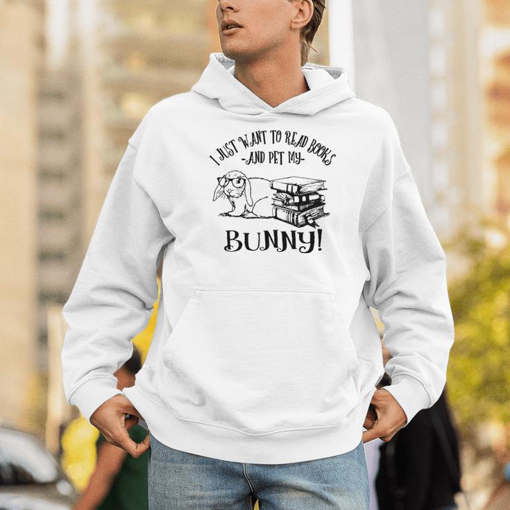 Girls Read Books Mini Holland Lop Bunny Rabbit Lover Men Hoodie Girls Read Books Mini Holland Lop Bunny Rabbit Lover Men Hoodie