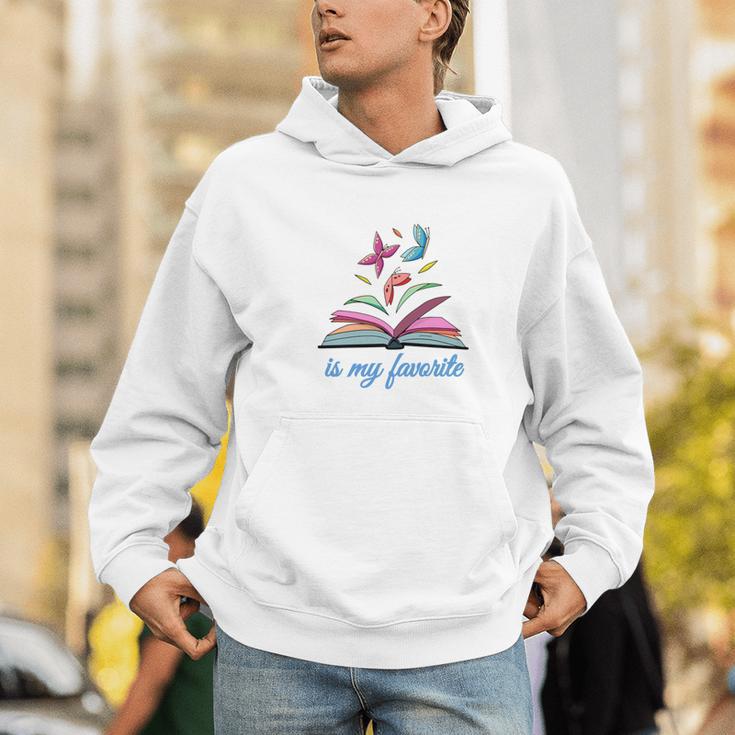My Granddaughter Is My Favorite Author For Book Lovers Men Hoodie