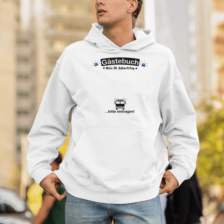 Guest Book Fire Brigade 20th Birthday Men Hoodie