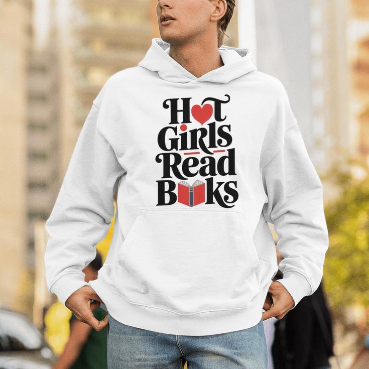 Hot Girls Read Books For Book Lovers Premium Tri-Blend Men Hoodie